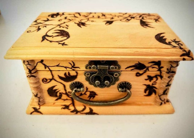 Wood Trinket Box