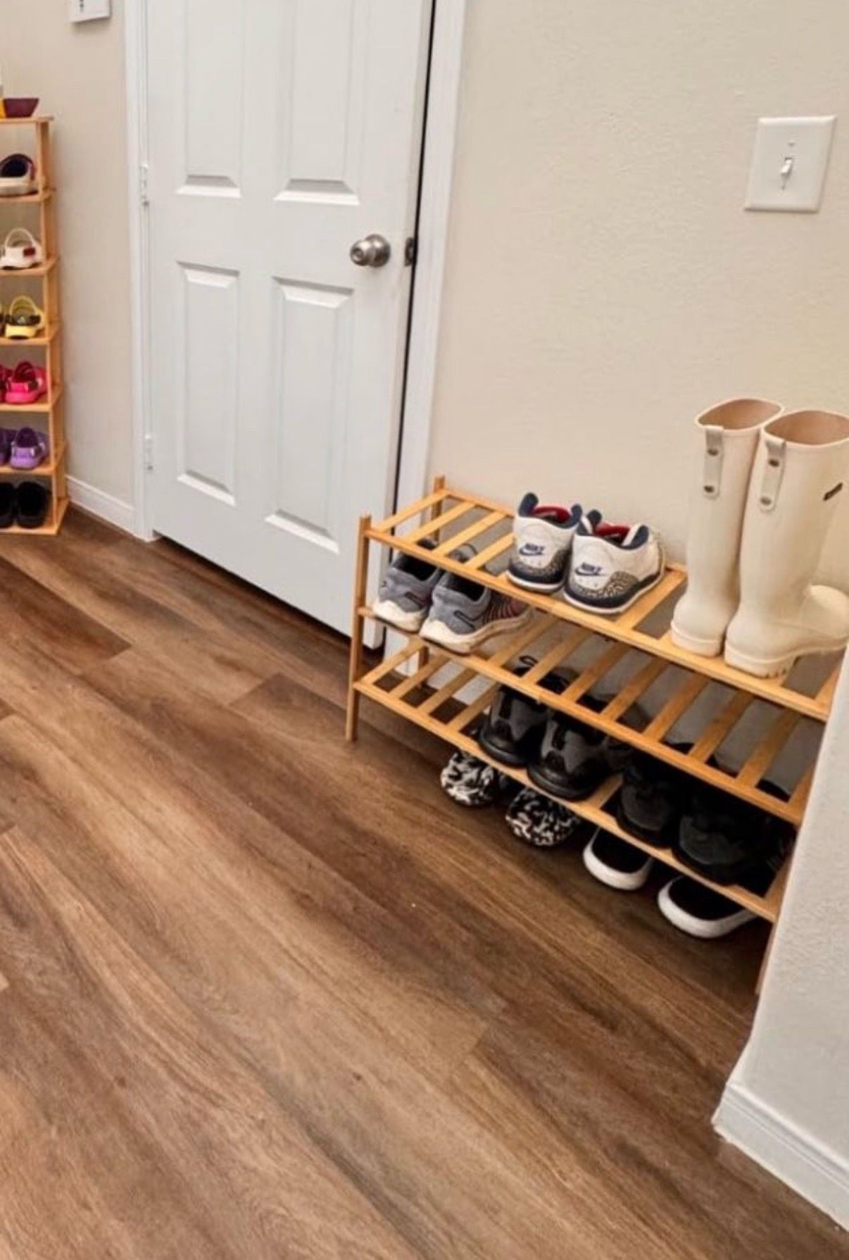 3-Tier Bamboo Shoe Rack Storage Organizer - photo 4