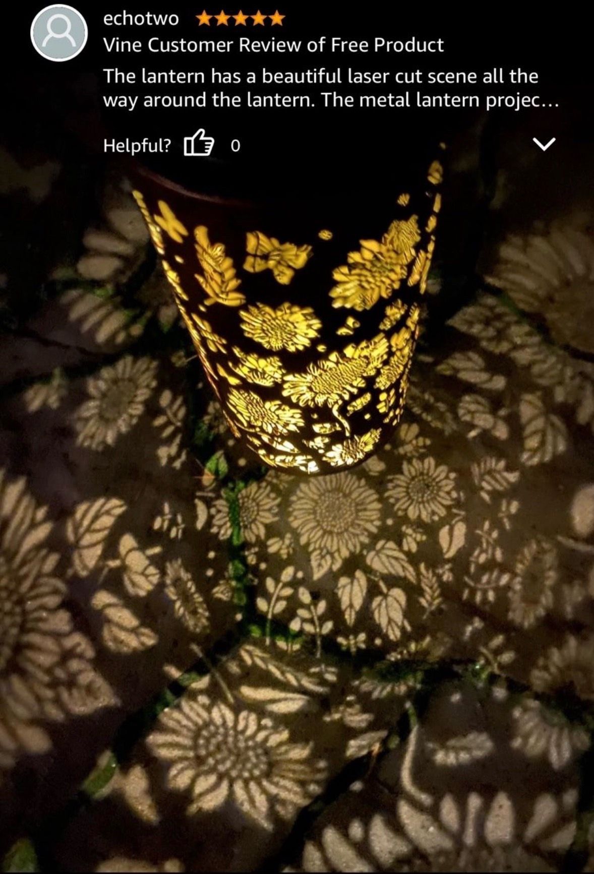 Sunflower Solar Lanterns Outdoor Waterproof with Shepherd Hook - photo 3