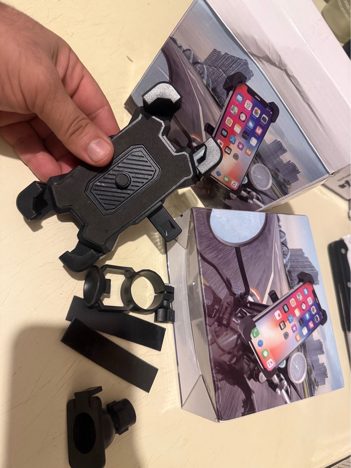 360 Rotation Phone Holder for Motorcycles and Bicycles