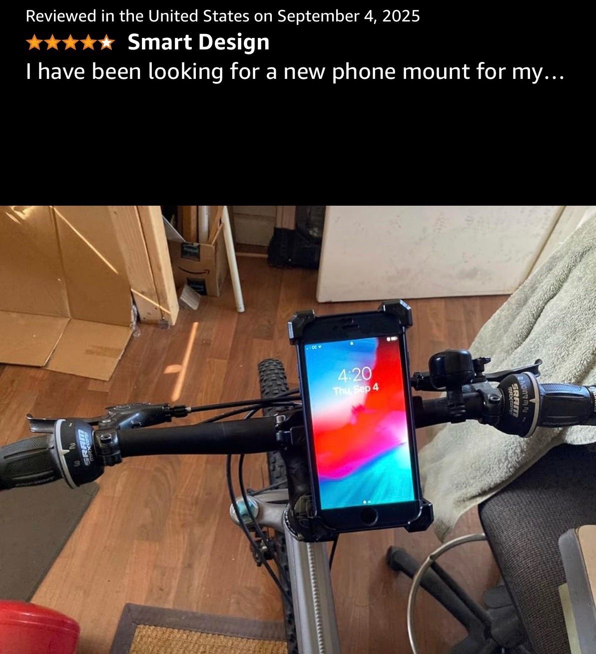 360 Rotation Phone Holder for Motorcycles and Bicycles - photo 4