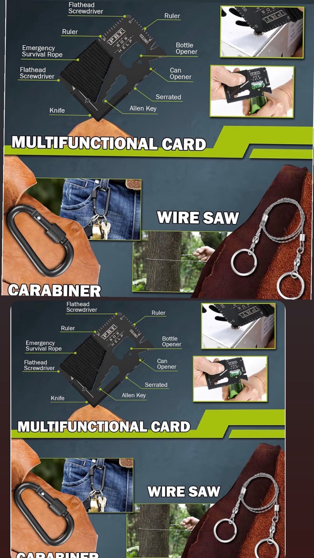 28-in-1 Hiking and Outdoor Camping Emergency Tool Kit - photo 3