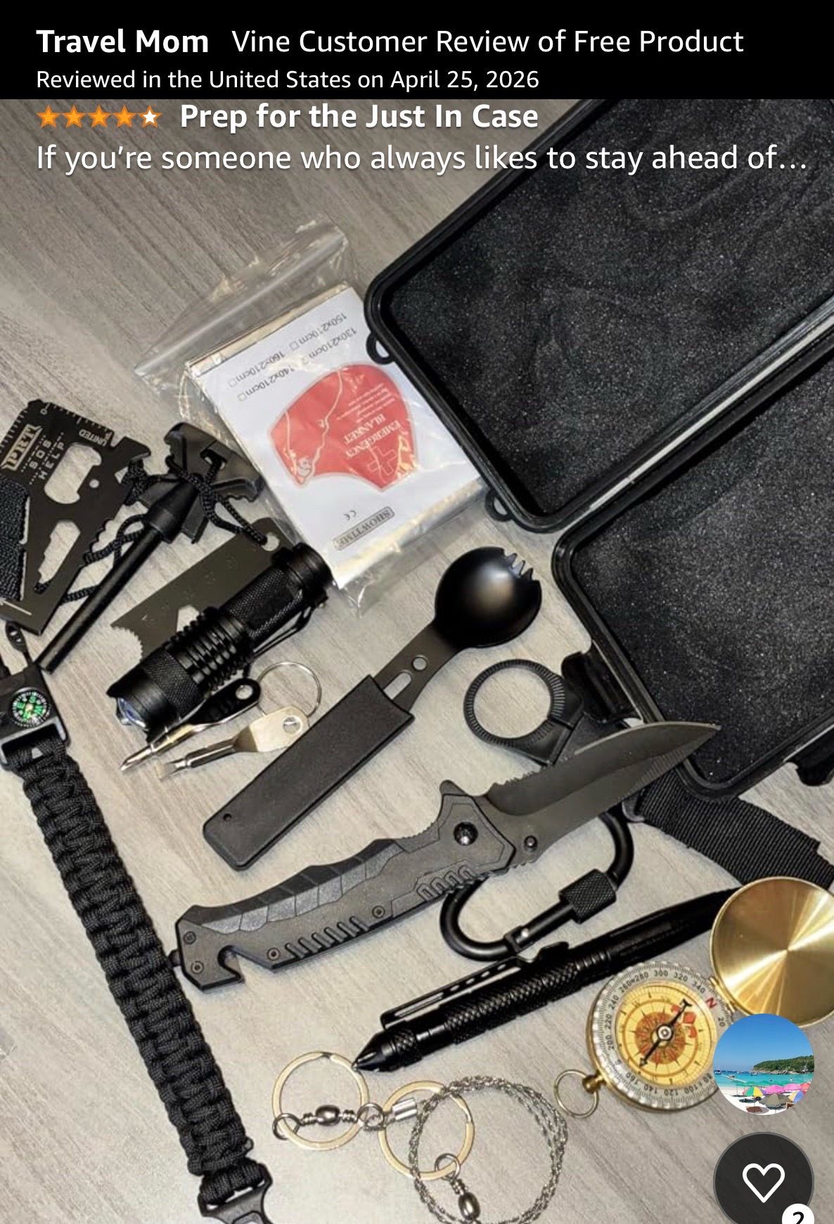 28-in-1 Hiking and Outdoor Camping Emergency Tool Kit - photo 5