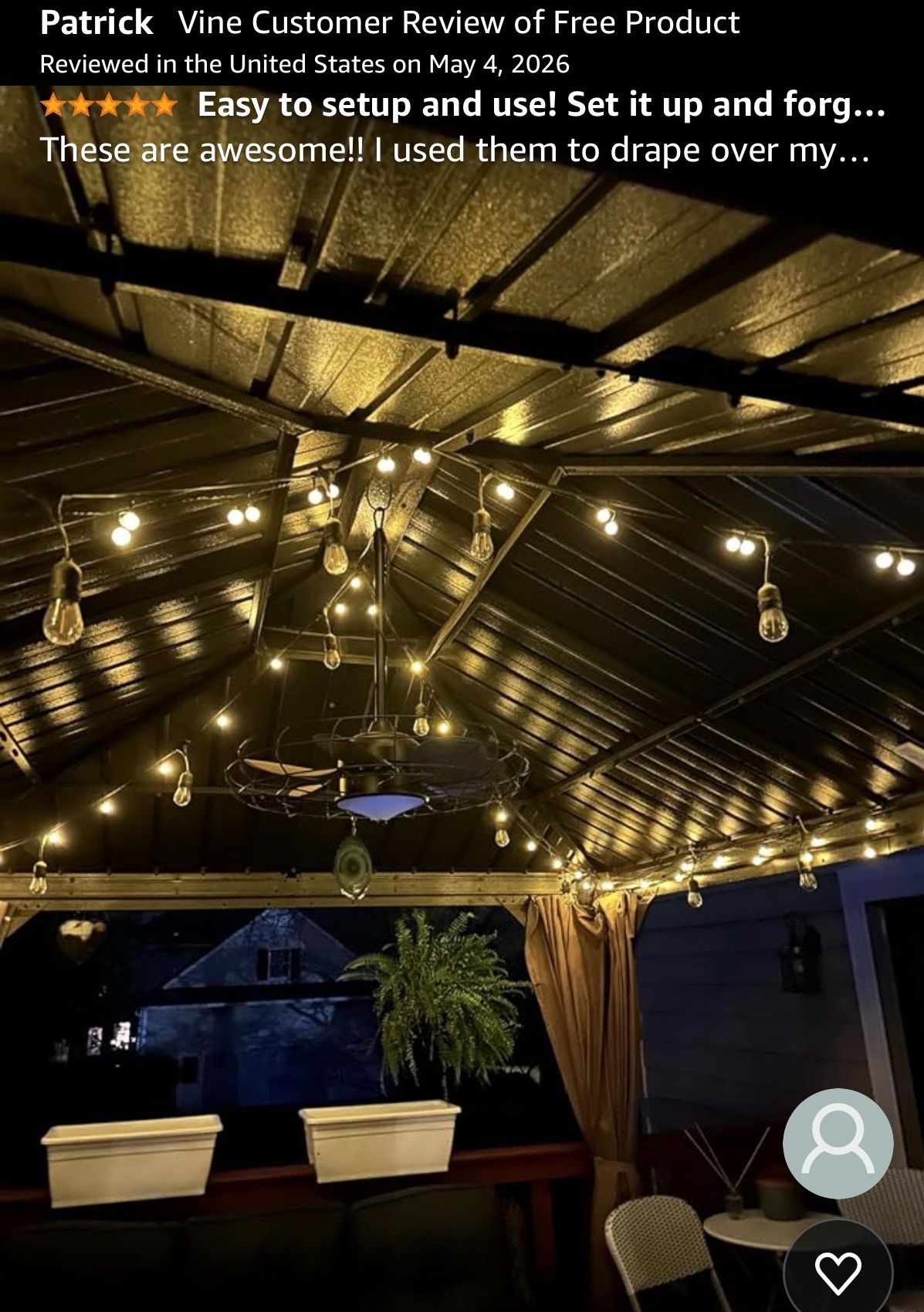 Solar String Lights Outdoor Waterproof 50LED Crystal Globe - photo 2