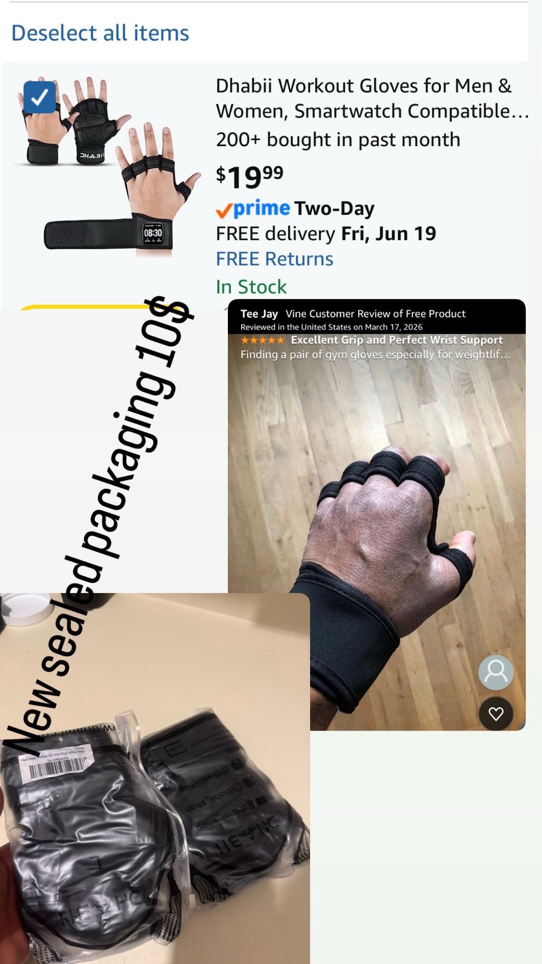 Workout Gloves for Men & Women with Wrist Support