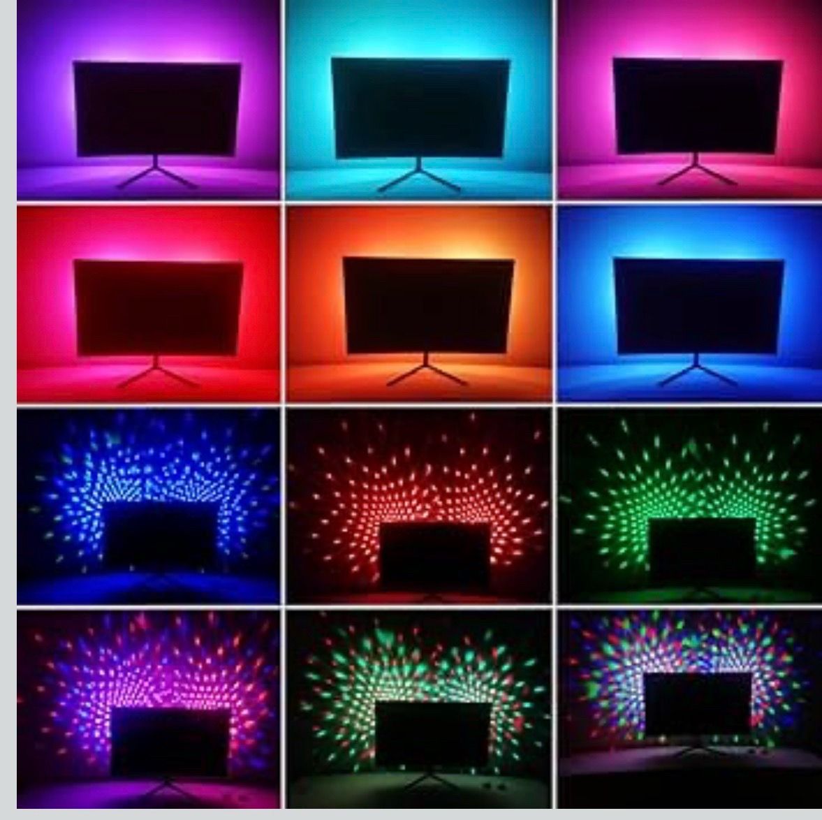 Rechargeable Mini RGB Sound Activated Disco Party Lights - photo 5