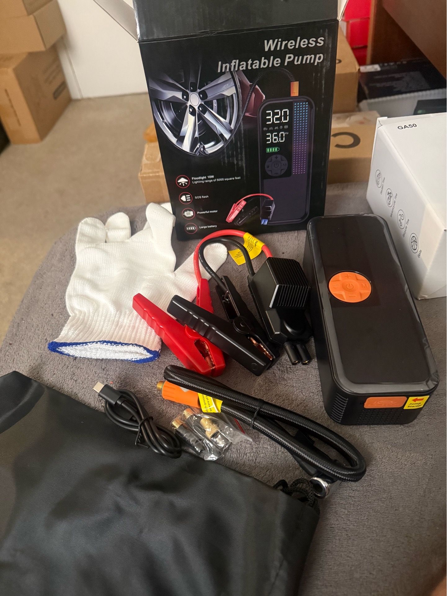 5500A Jump Starter with Air Compressor & Tire Inflator