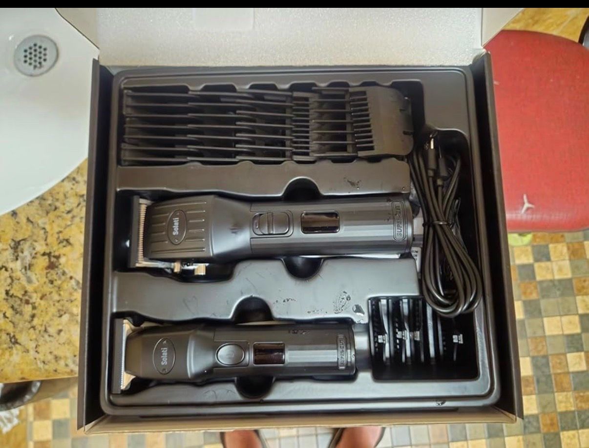 Cordless Hair Clippers and Beard Trimmer Kit with LED Display - photo 5