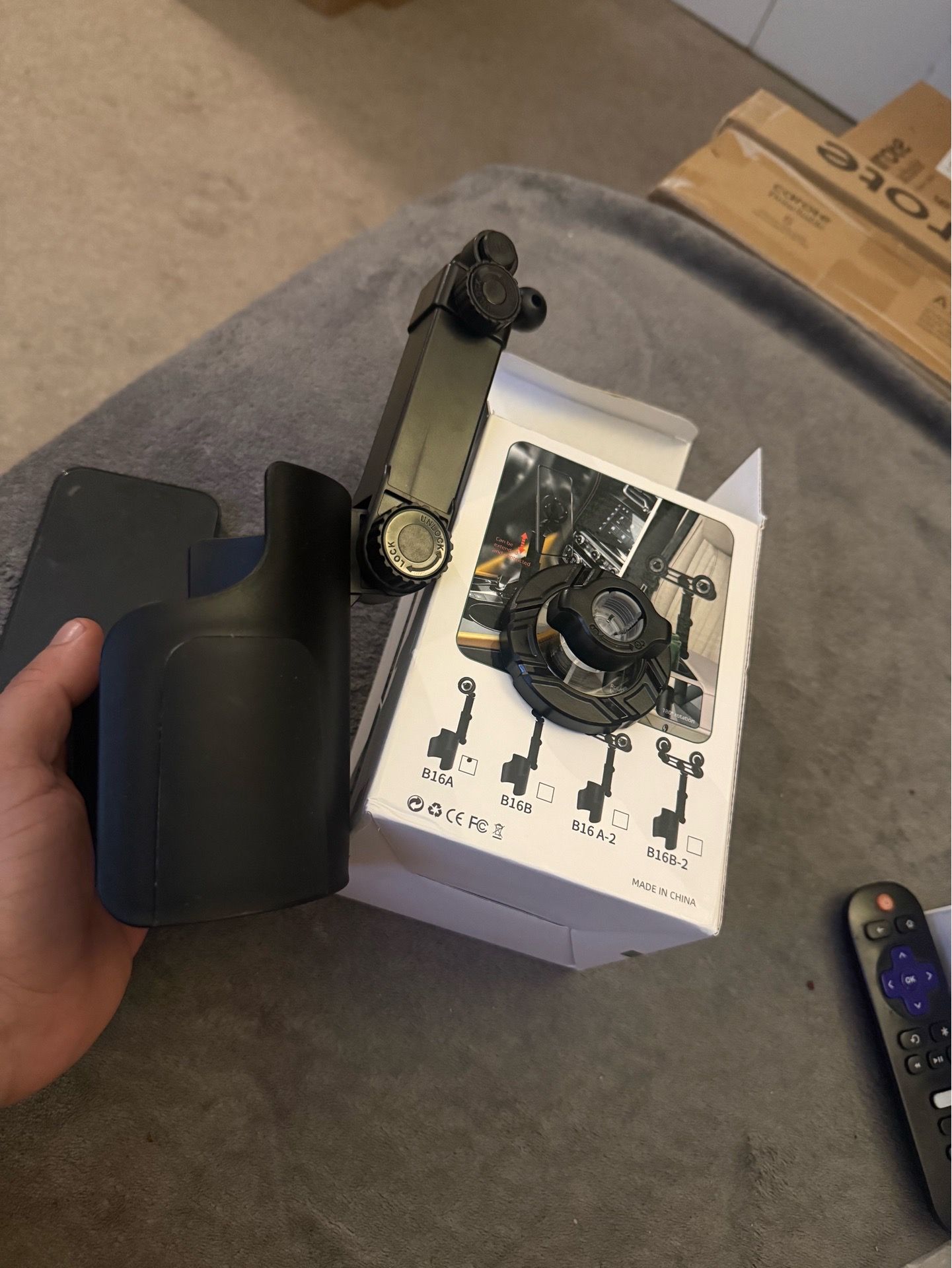 Adjustable Magnetic Cup Holder Phone Mount - photo 2