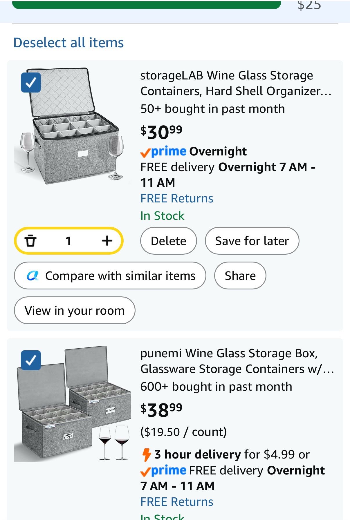 Glass Storage Box with Dividers, Holds 12 - photo 4