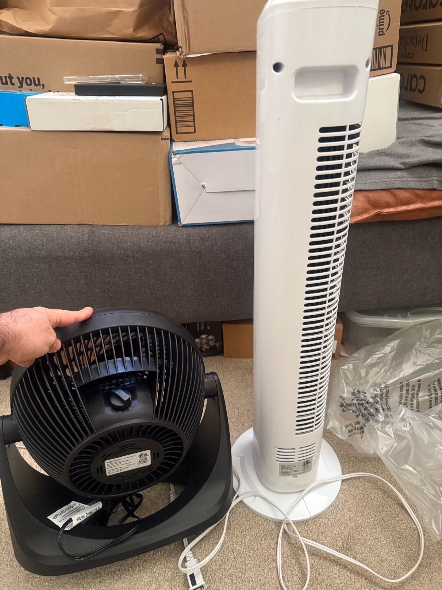 Oscillating Tower Fan with Remote, 3 Modes, 3 Speeds - photo 3