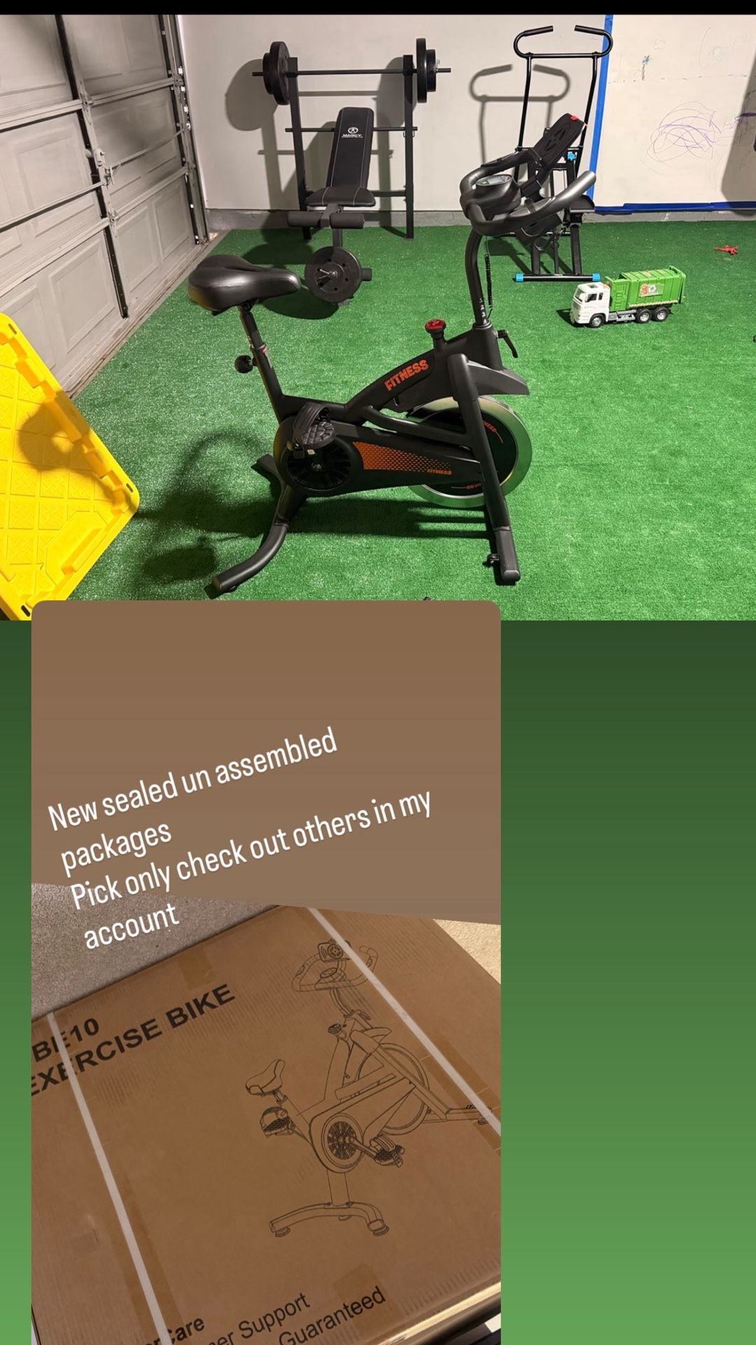Exercise Bike for Home, Stationary Bike with 300lb Capacity