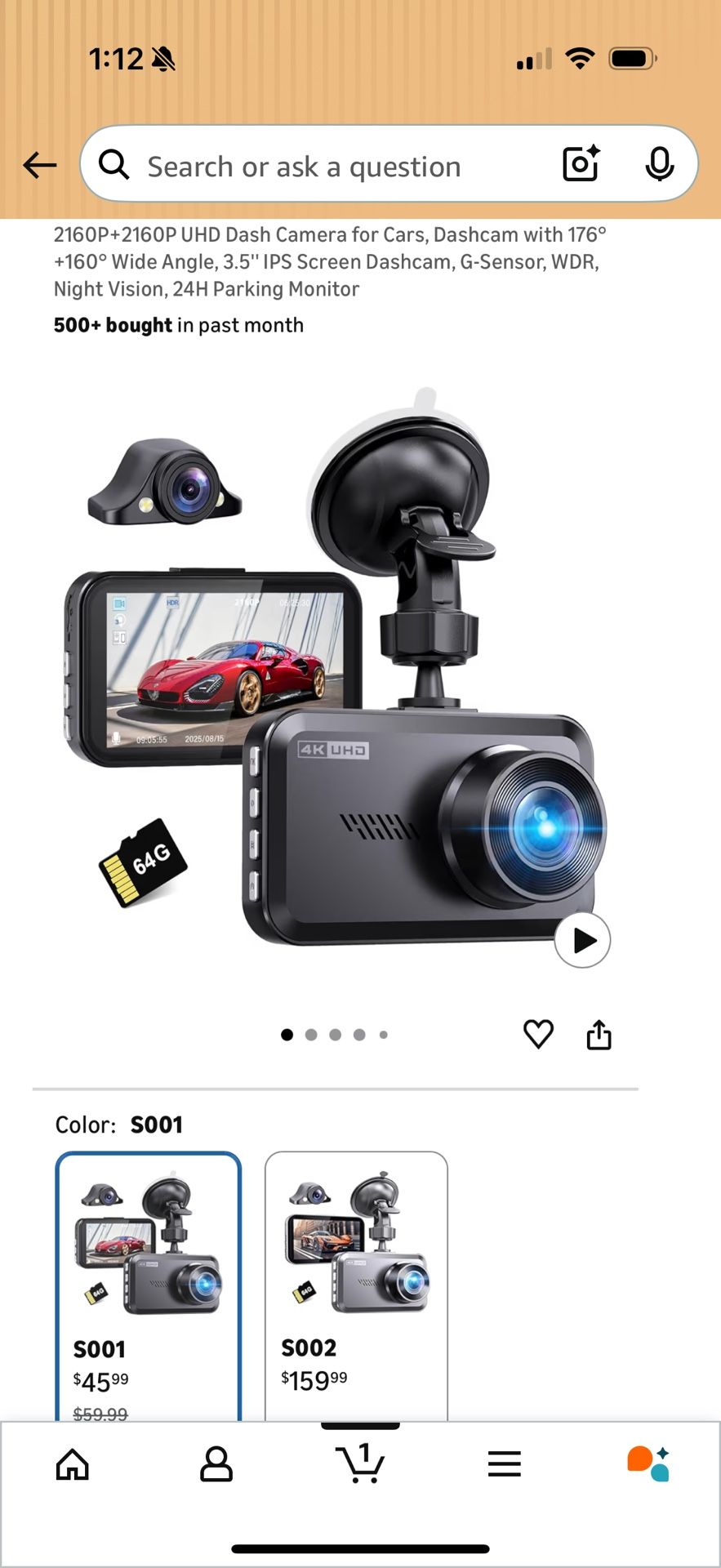Dash Cam Front 1080P FHD 2.45" Dash Camera - photo 2