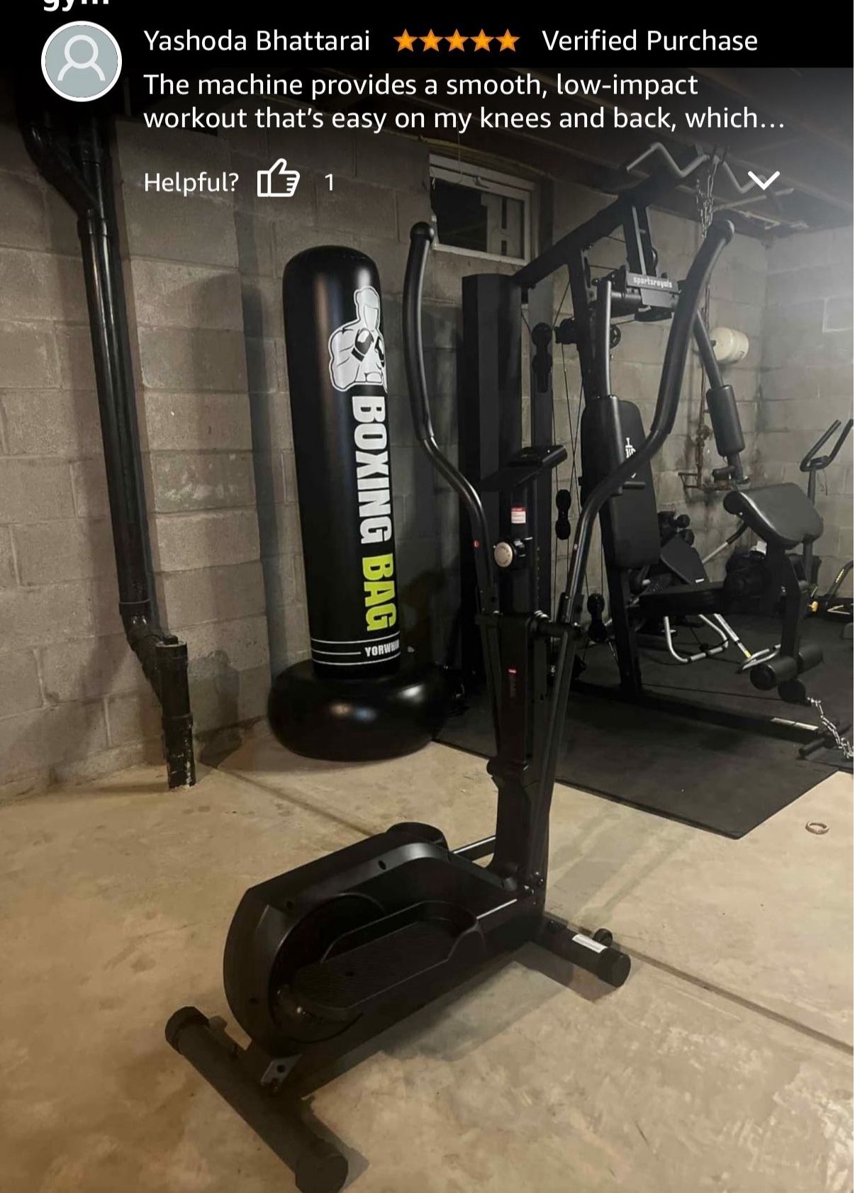 Elliptical Machine with Magnetic Driving System