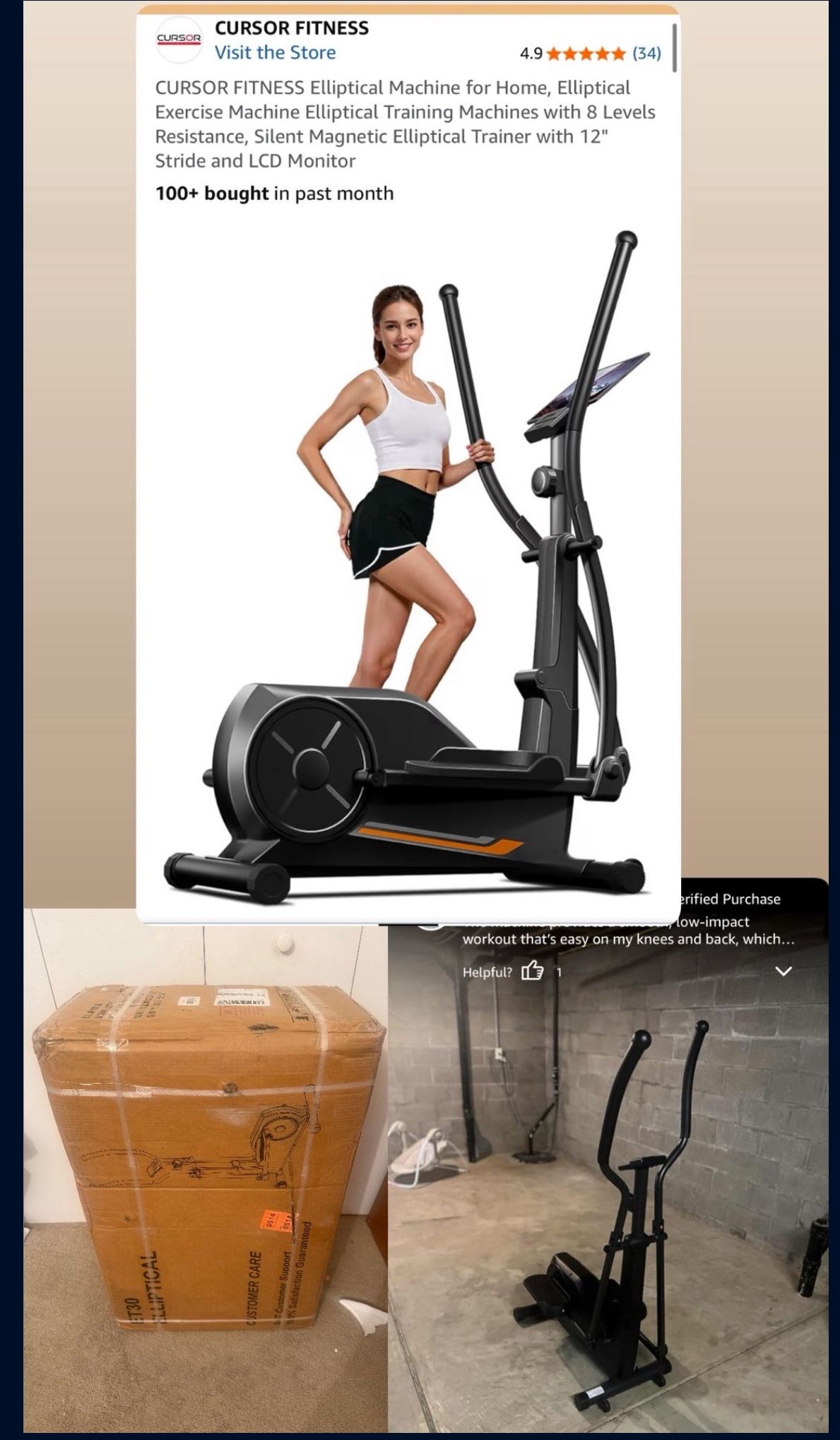 Elliptical Machine with Magnetic Driving System - photo 2