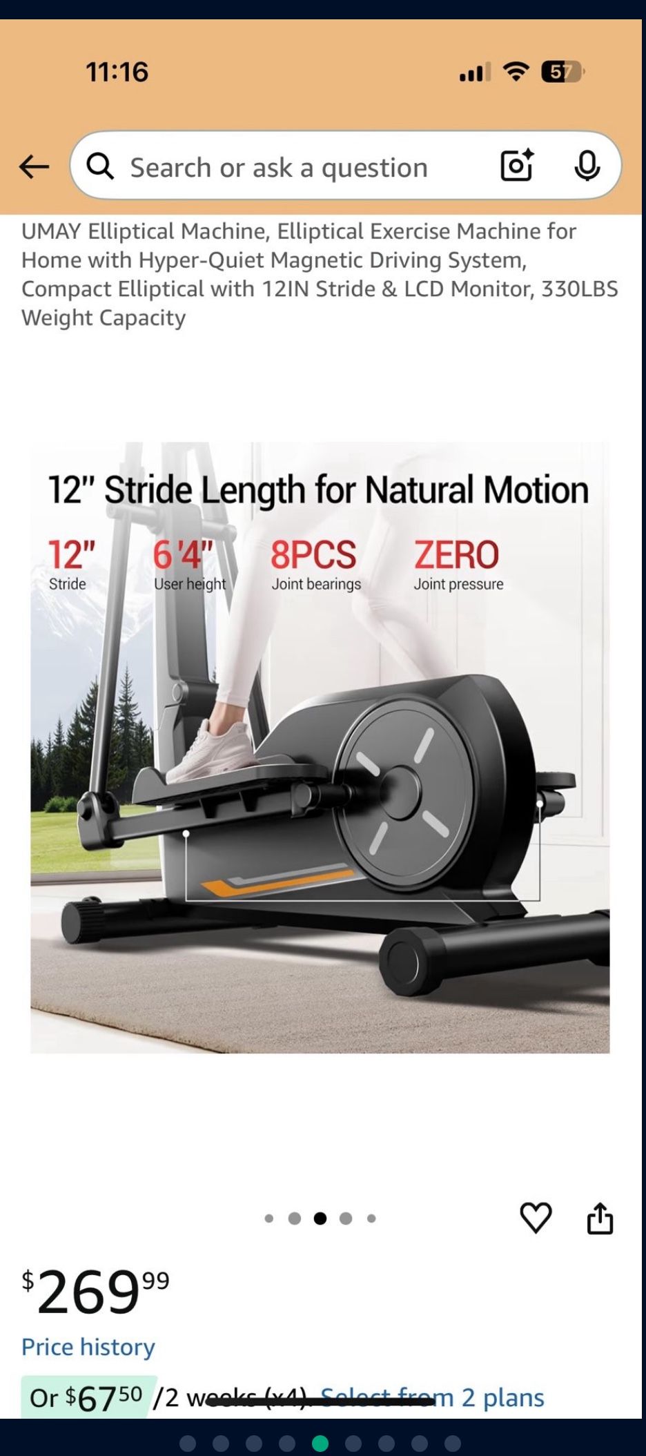Elliptical Machine with Magnetic Driving System - photo 3