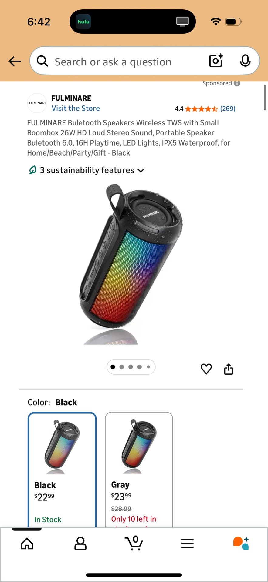 Bluetooth Wireless TWS Speaker 26W HD Stereo Portable - photo 2