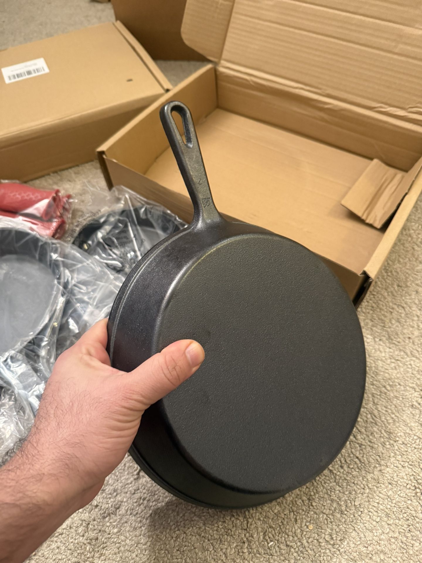 3 Piece Cookware Set 6, 8, 10 Inch Frying Pans