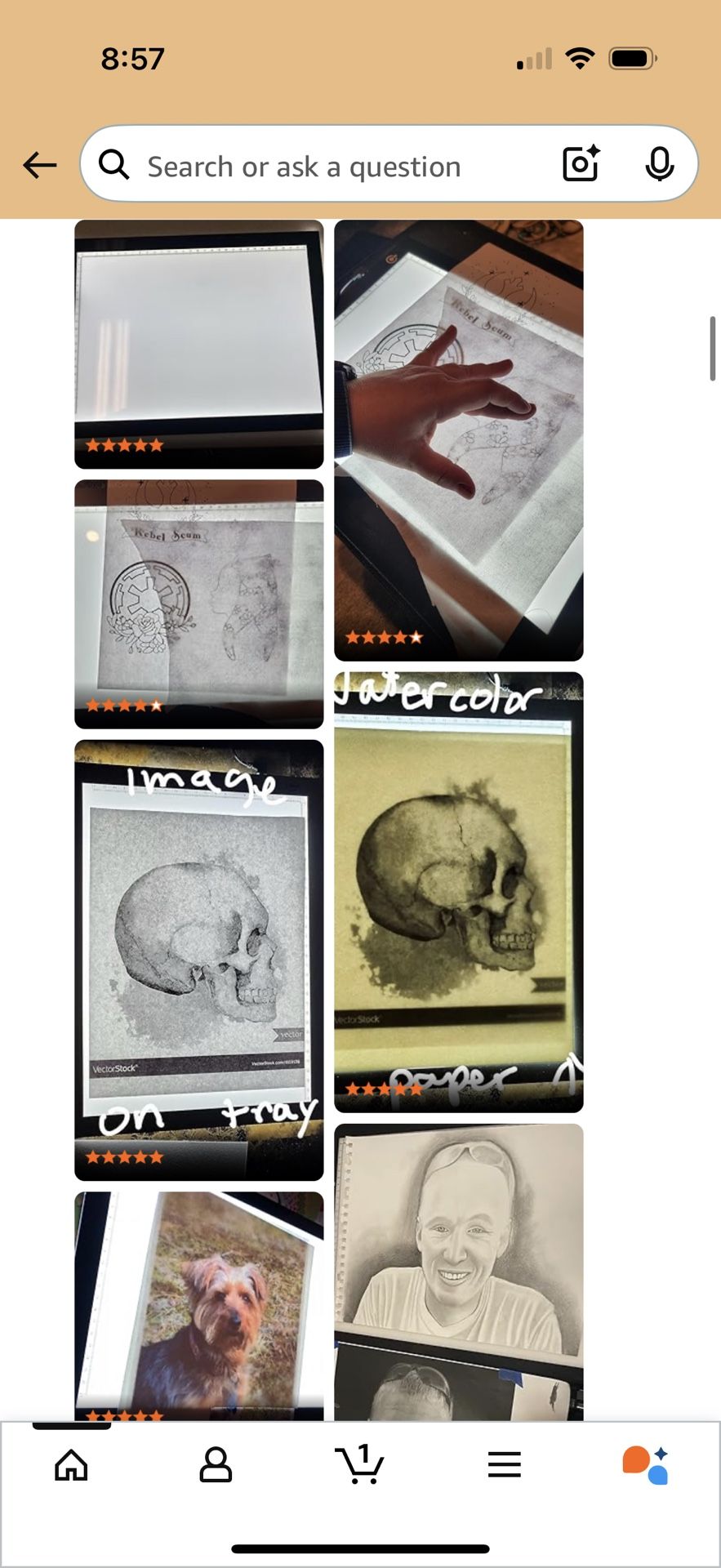 Rechargeable LED Tracing Light Box for Art and Sketching - photo 5