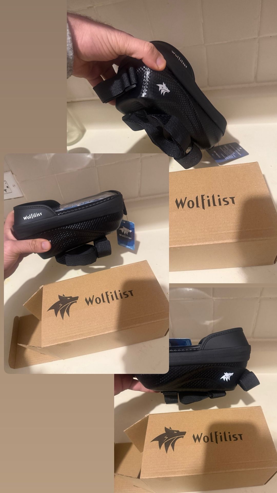 Waterproof Bike Frame Bag with Phone Holder - photo 3