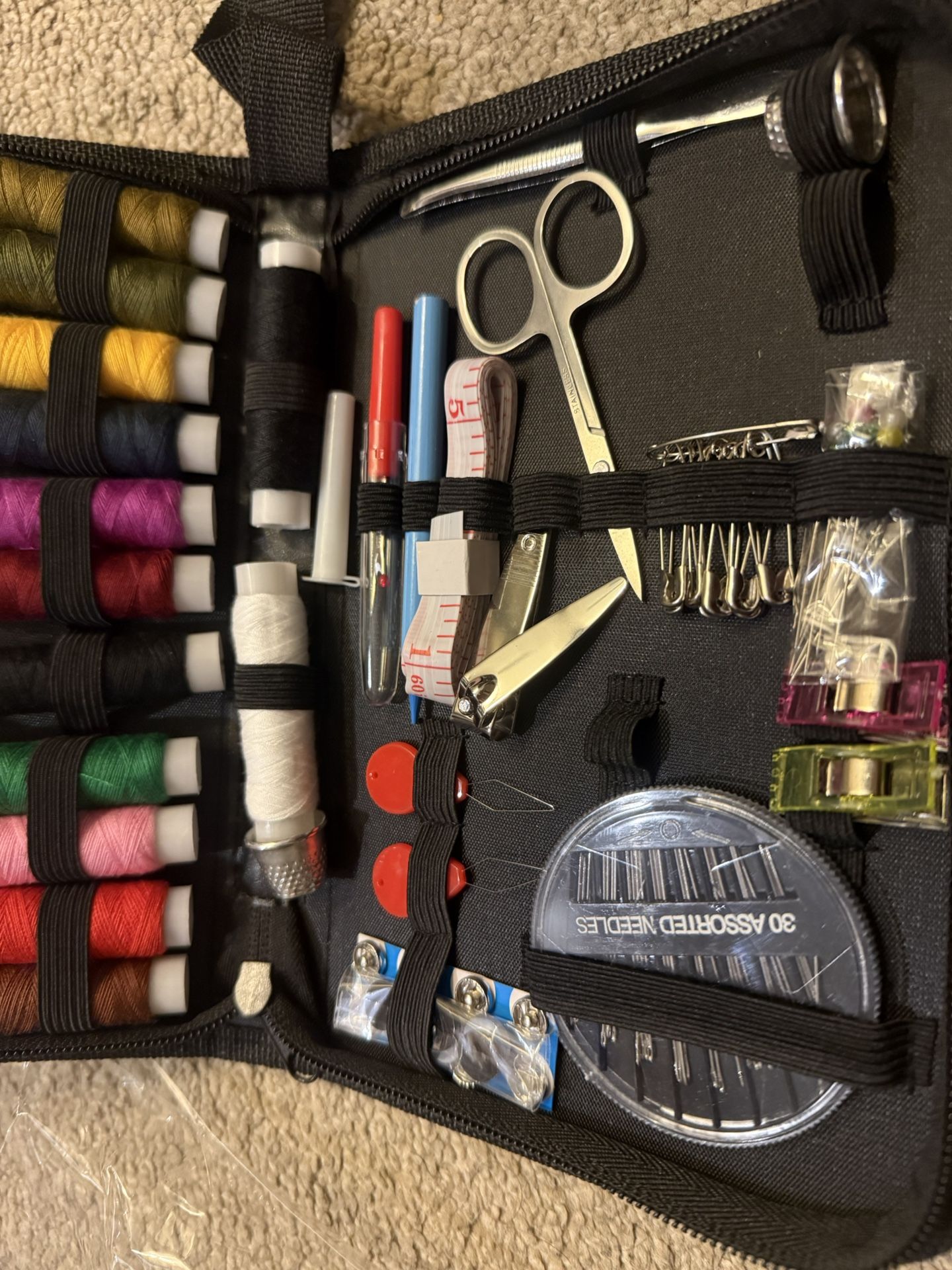 Sewing Kit with 100 Supplies and 24-Color Threads - photo 4