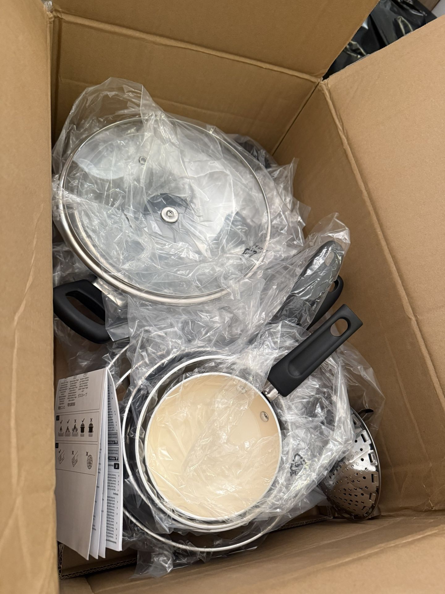 11-Piece Ceramic Non-Stick Pots and Pans Set - photo 2