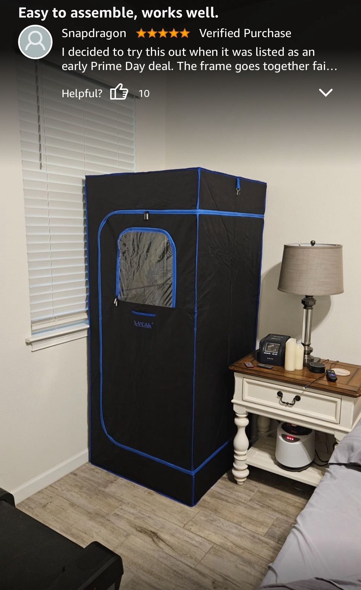 Portable Steam Sauna for Home with Steamer and Chair - photo 2