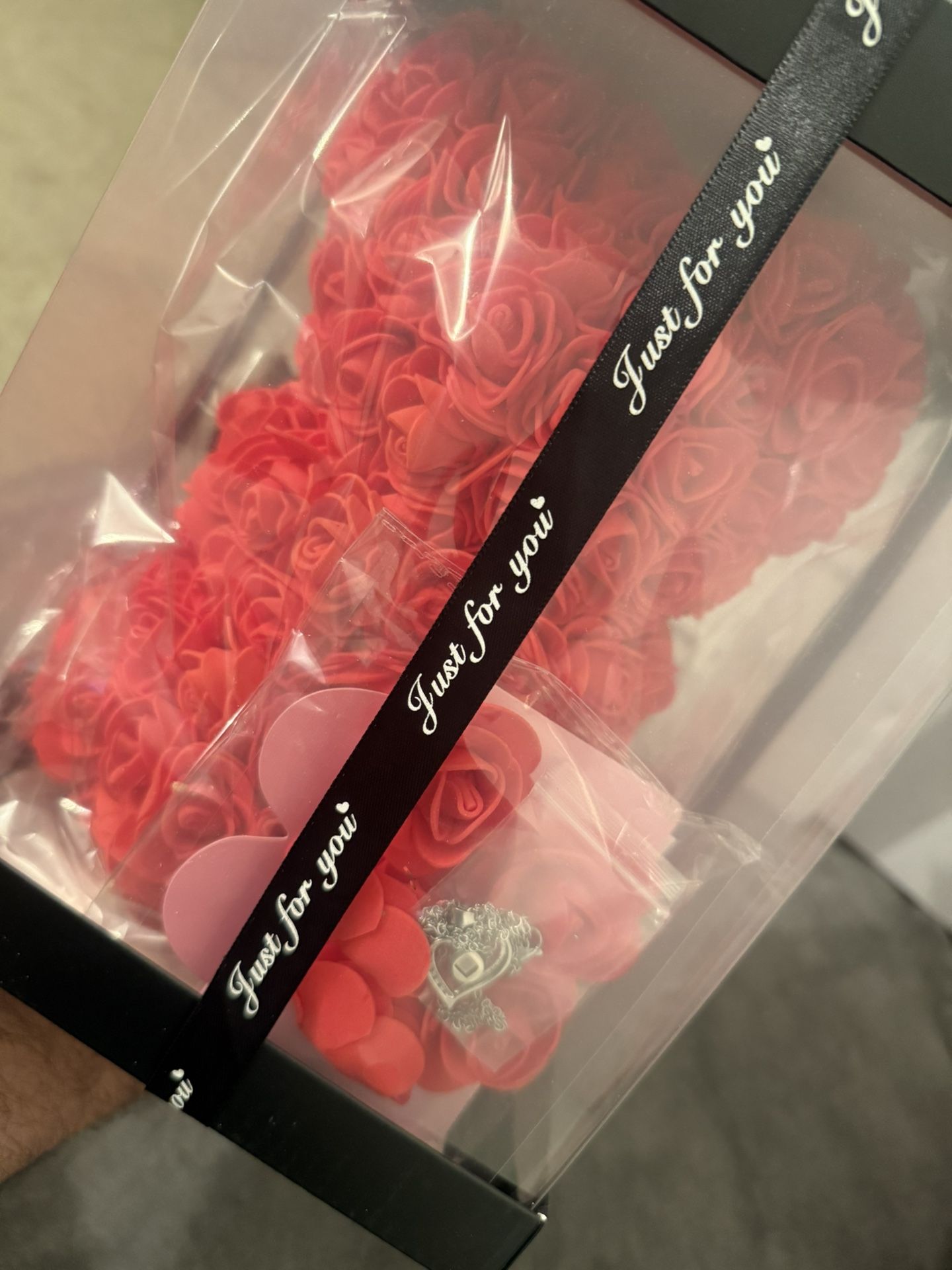 Christmas Rose Bear Gift for Women - photo 3