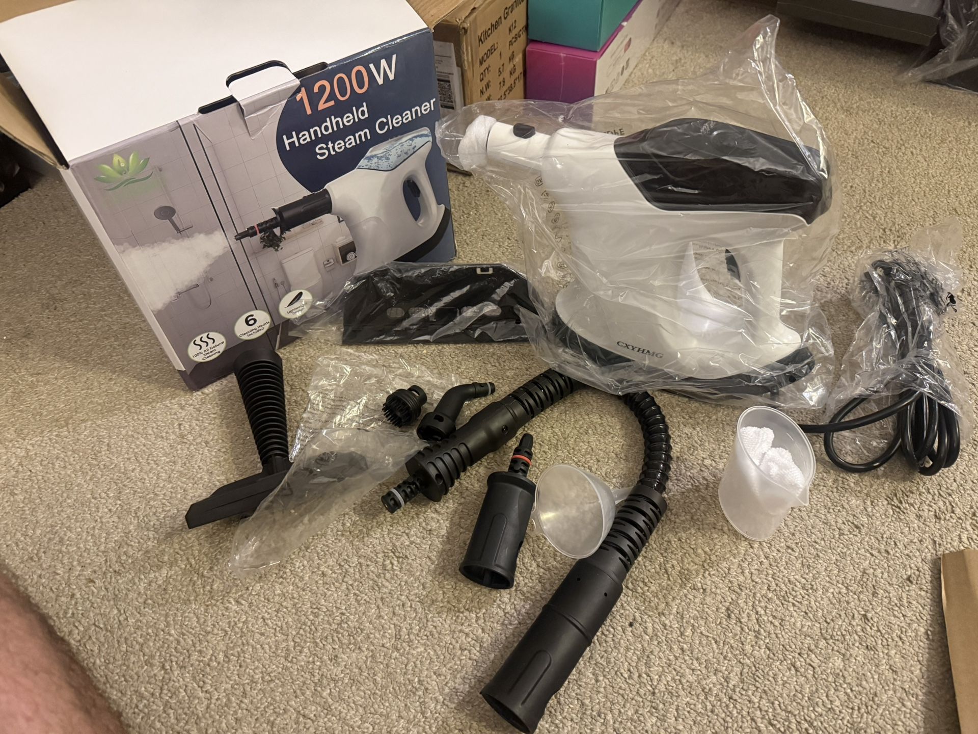 Handheld Steam Cleaner with 9 Accessories