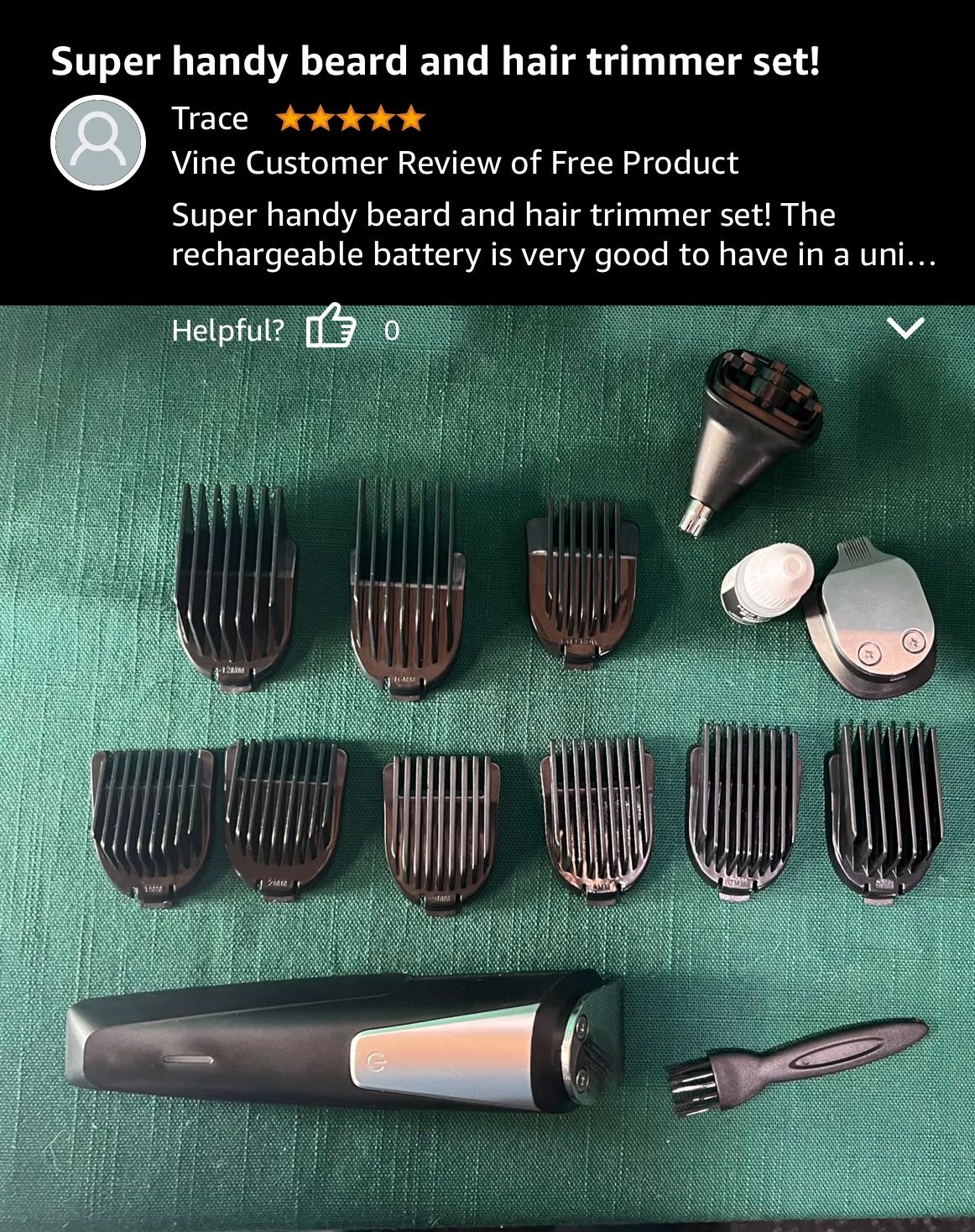Professional Beard Trimmer and Hair Clipper Grooming Kit - photo 2