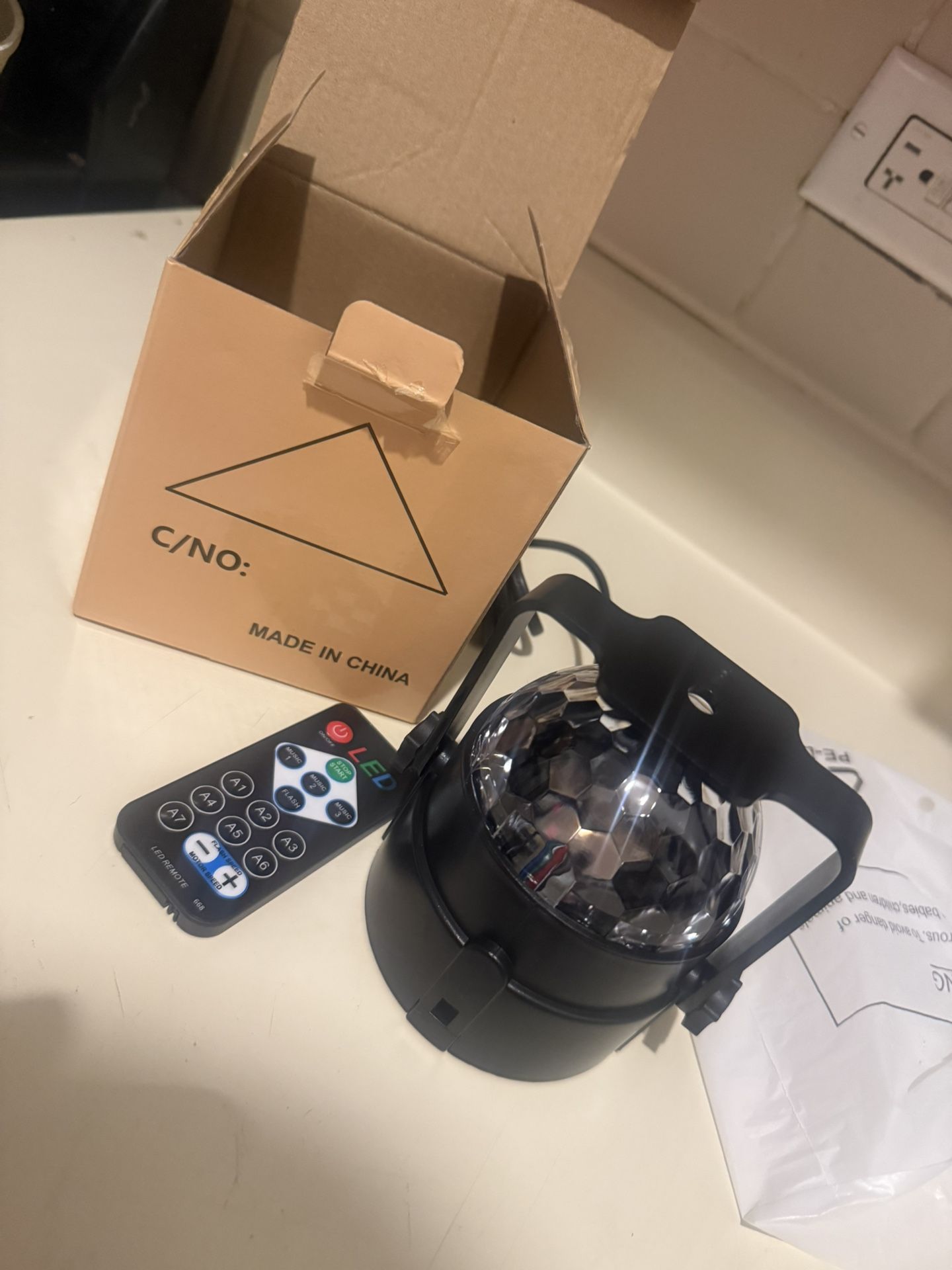 Sound Activated Party Lights with Remote Control