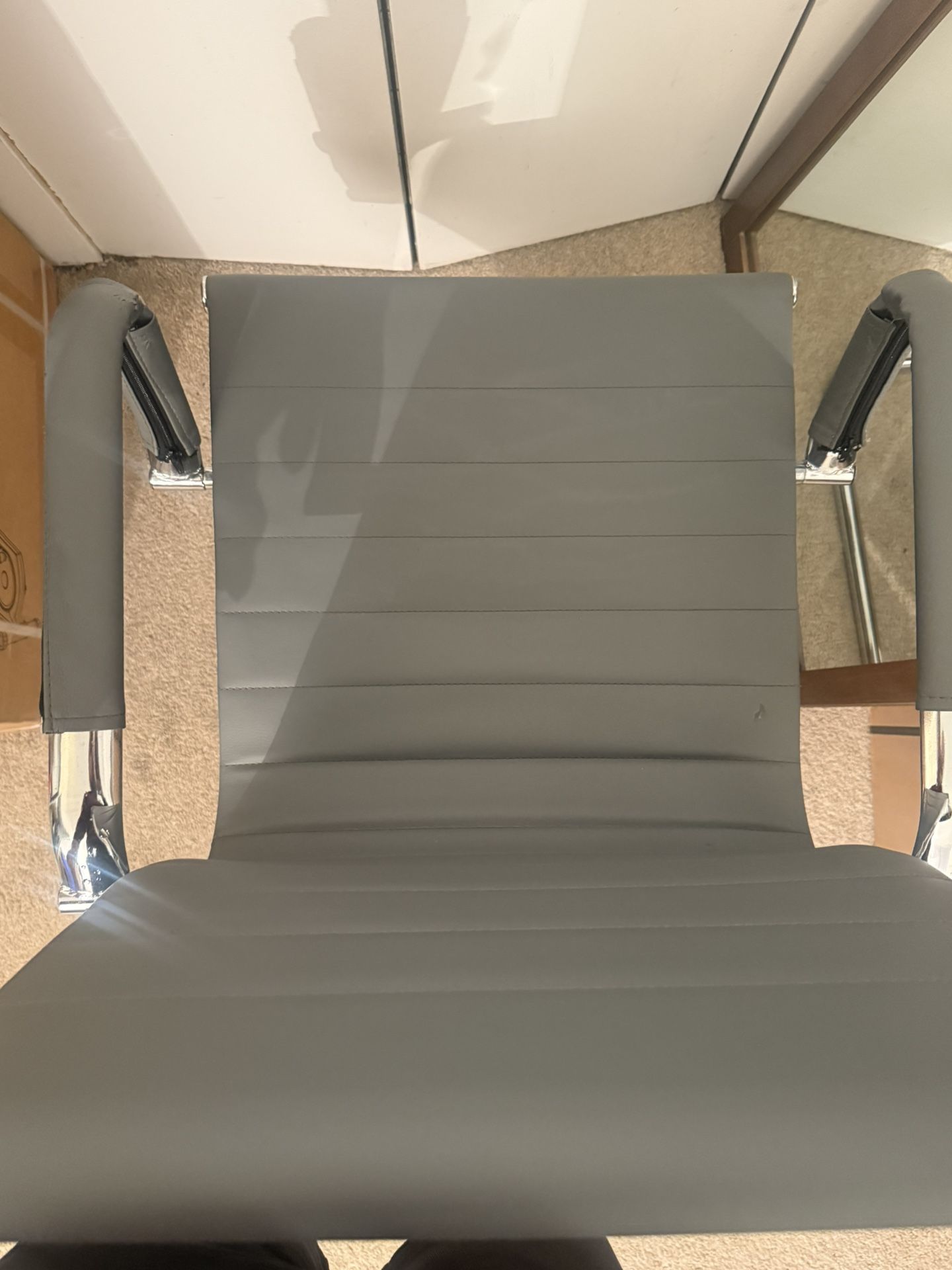 Heavy Duty Leather Office/Guest/Conference Chair - photo 5