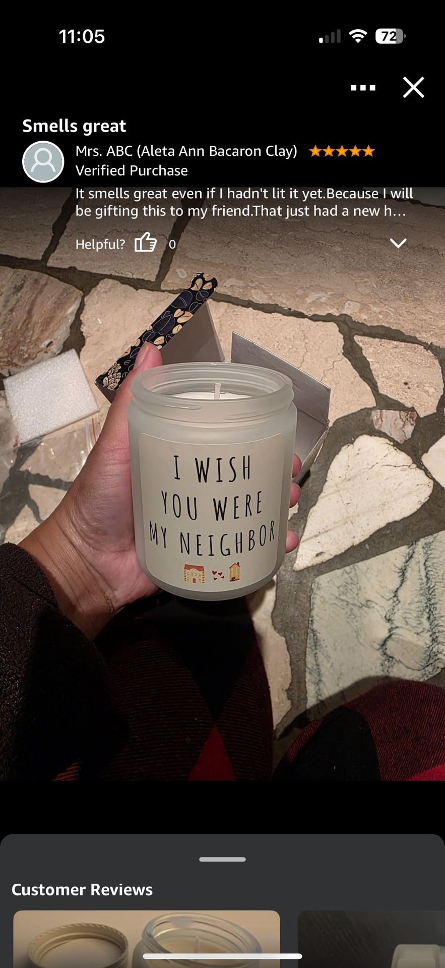 Lavender Scented Candles with Replaceable Stickers