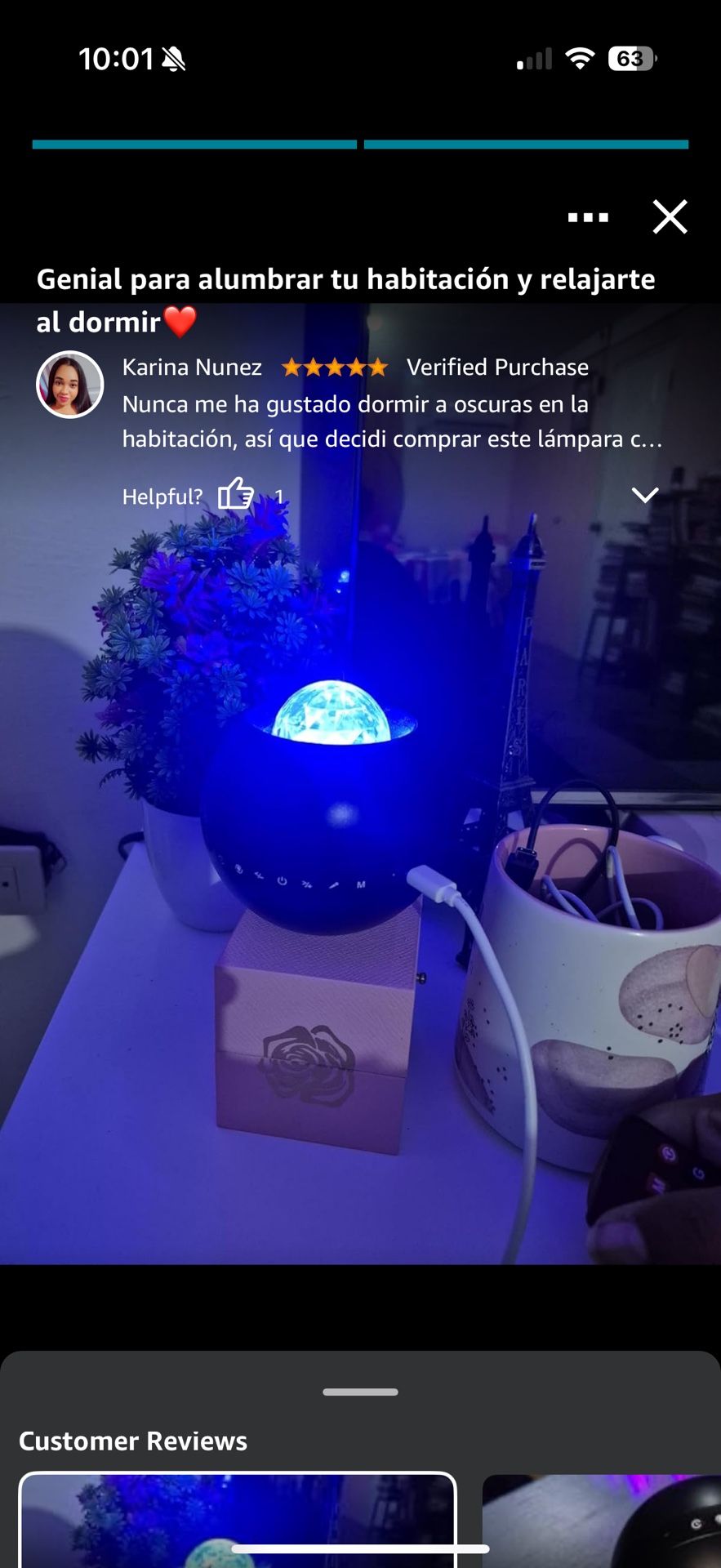 Galaxy Projector for Bedroom with Bluetooth Speaker - photo 5