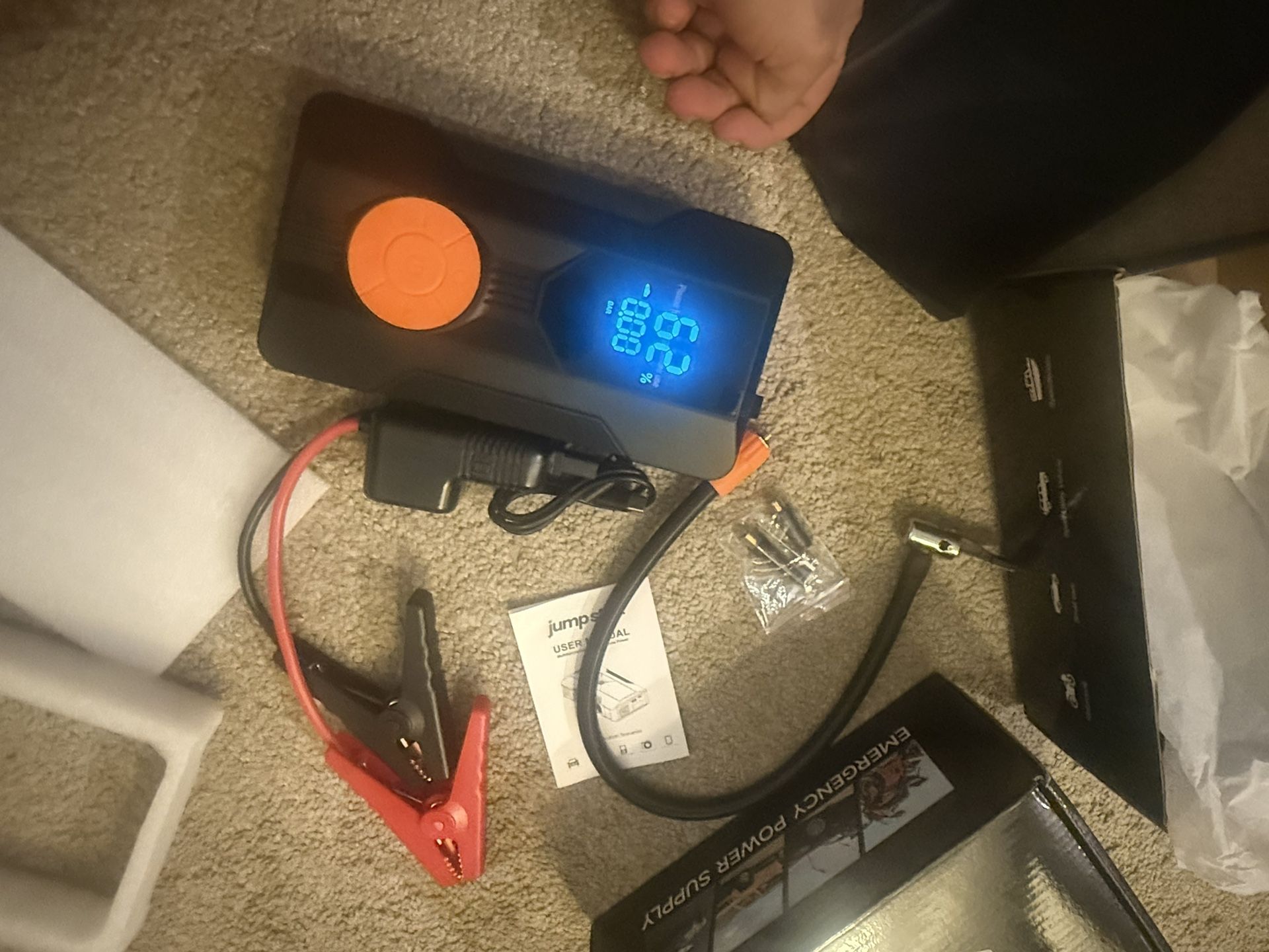 4000 AMP Jump Starter & Air Compressor