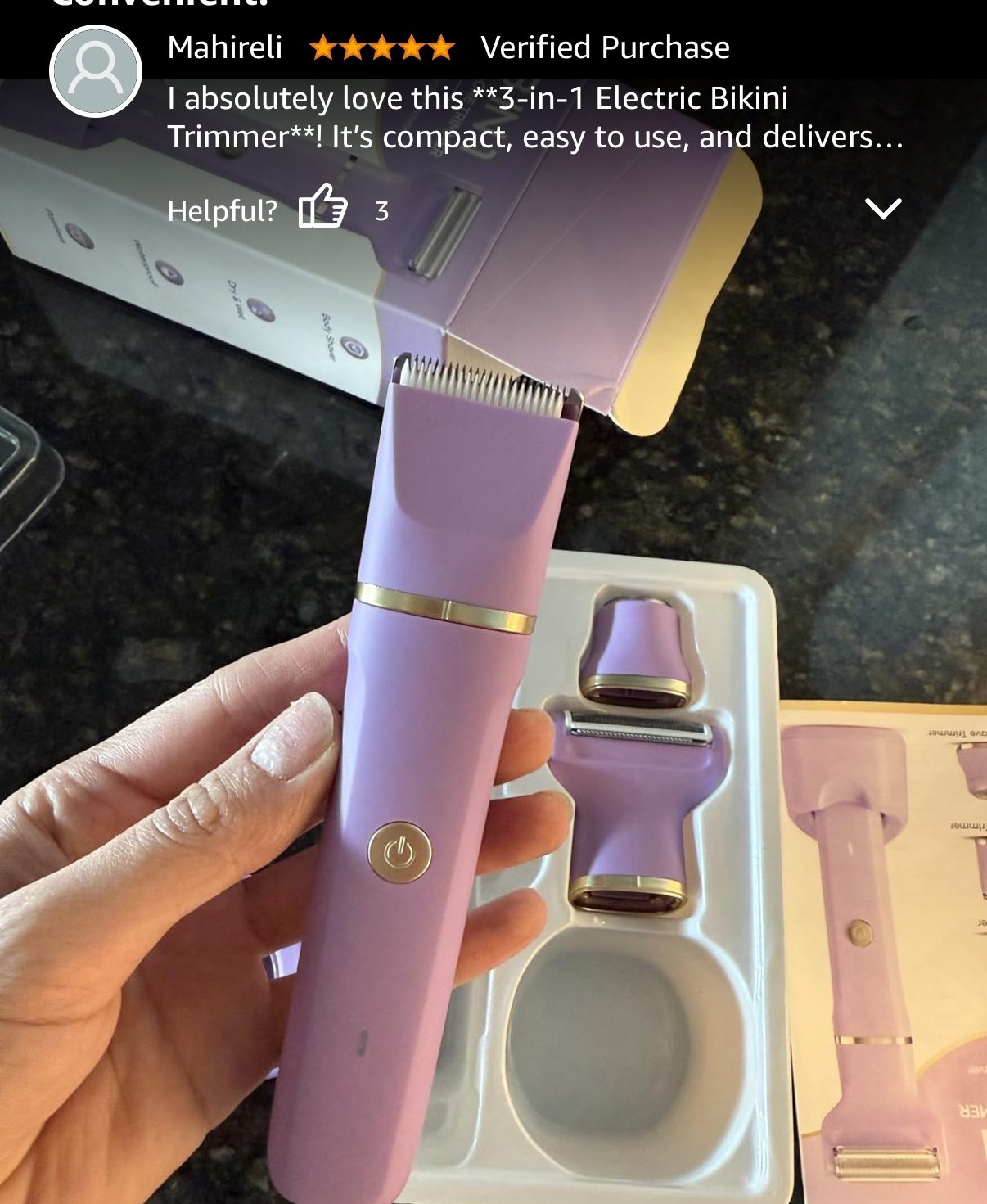 Bikini Trimmer 3-in-1 Electric Razor for Women - photo 2