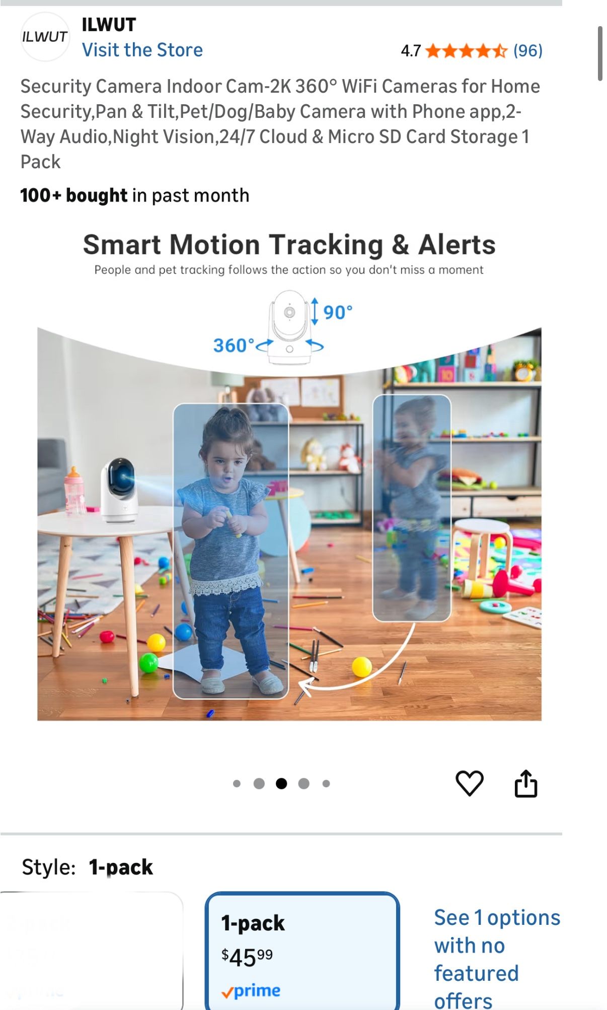 Security Camera Indoor Cam-2K 360° WiFi Home Security - photo 5