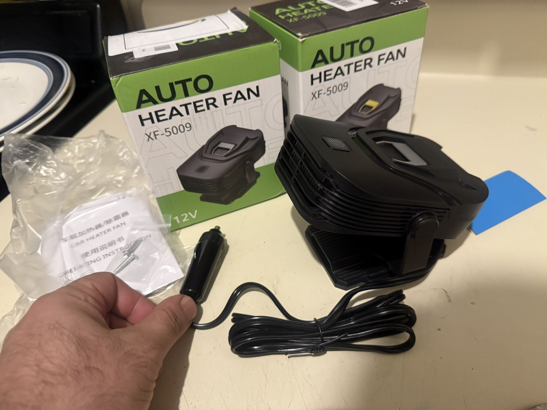 12V 200W Portable Car Heater & Windshield Defroster