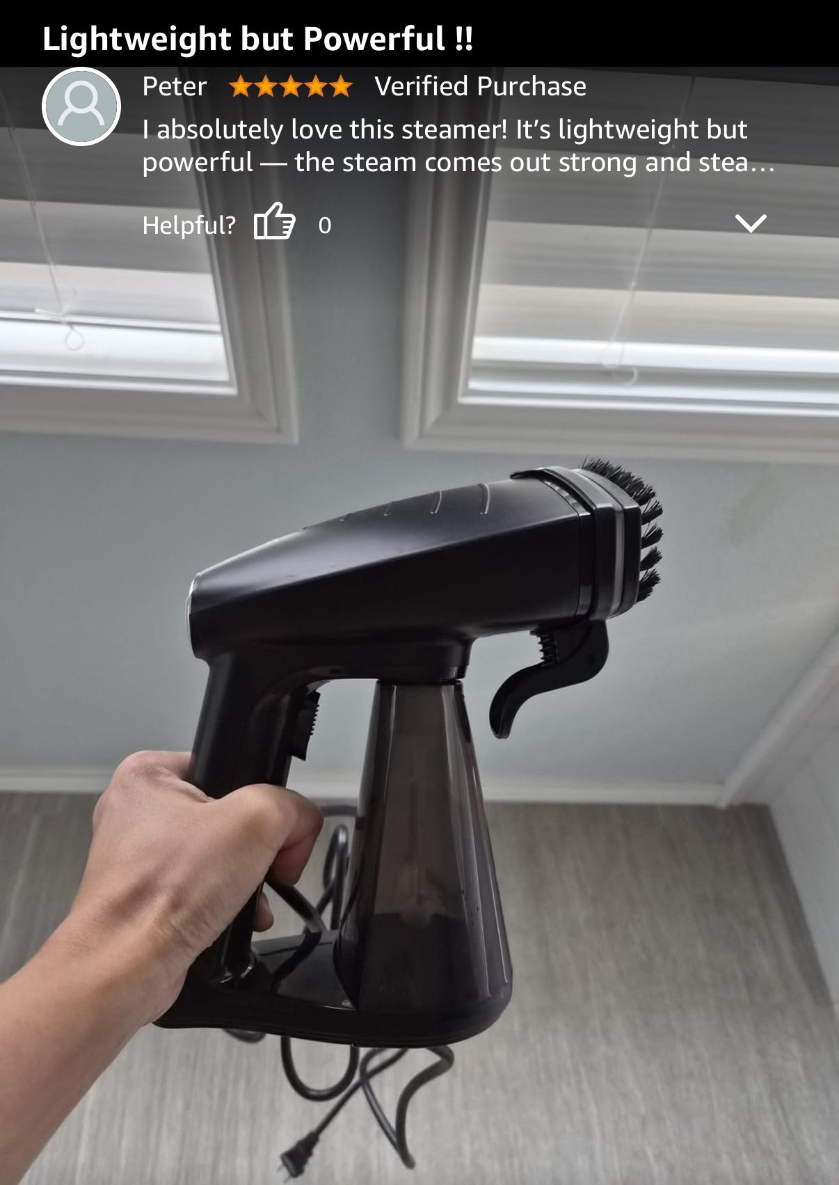 Handheld Garment Steamer 1450W Compact Travel Steamer - photo 4