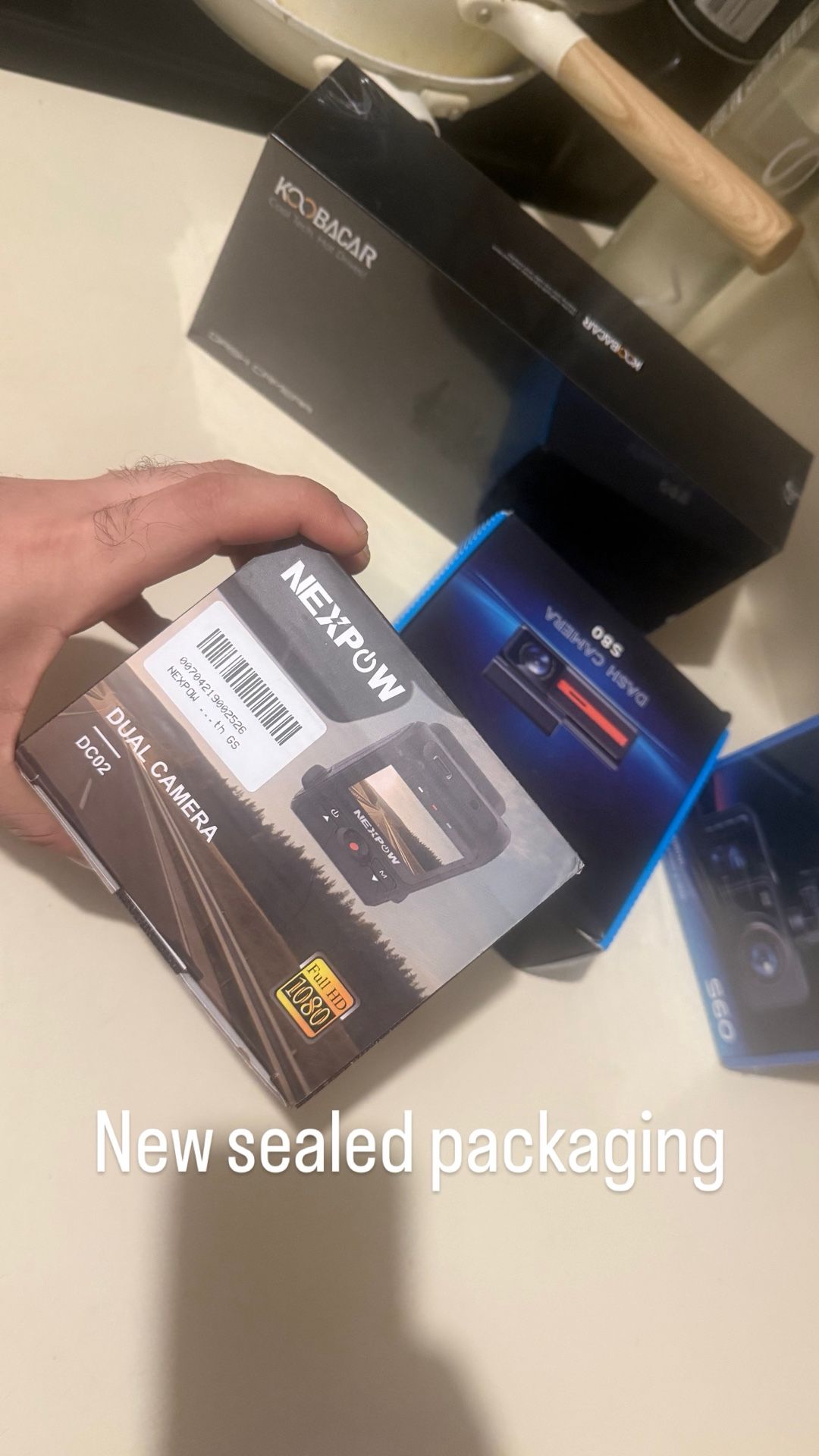 Dash Cam Front and Rear 1080P Full HD Car Camera