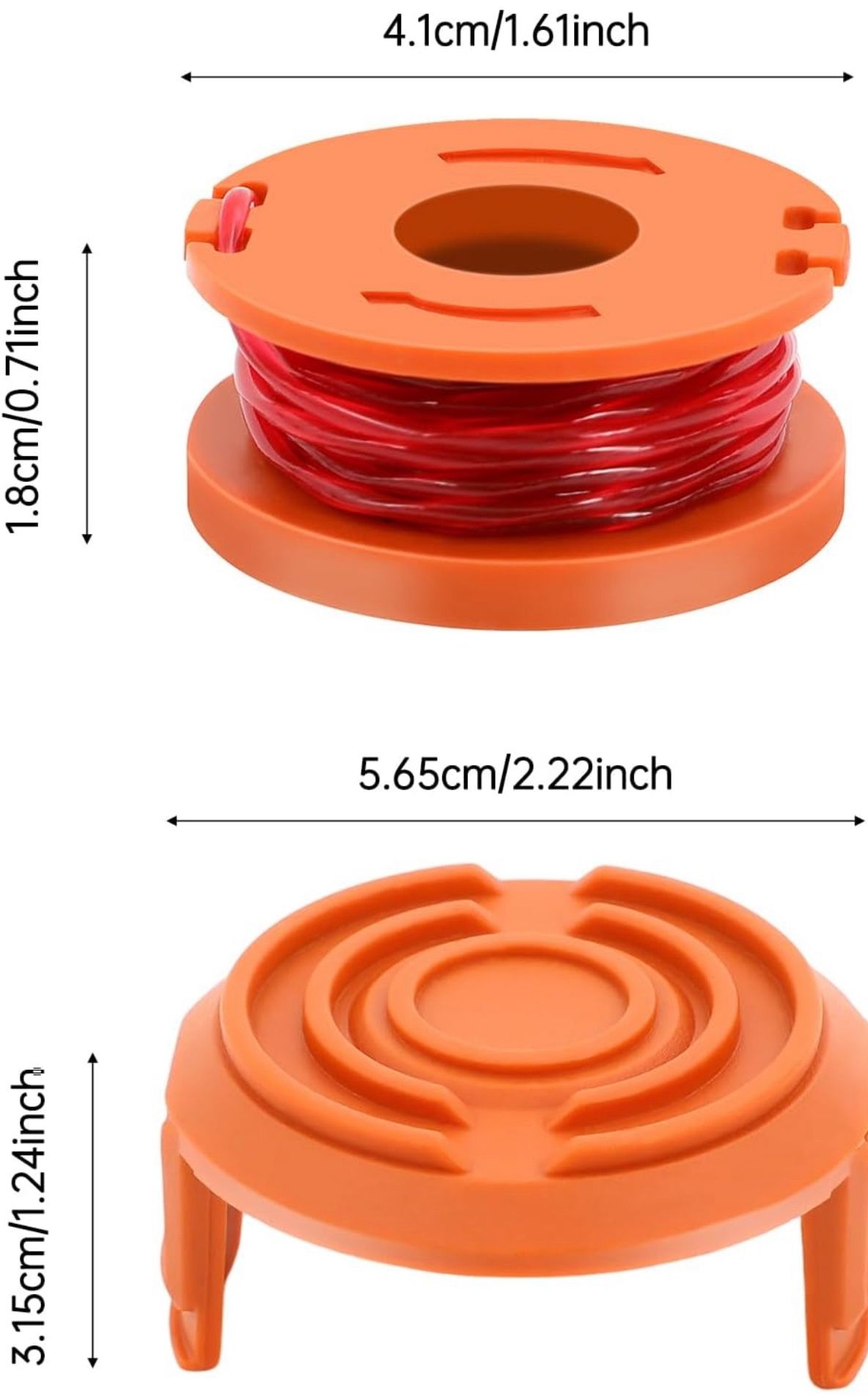 20 Pack WA0010 Replacement Spool for Worx Weed Eater - photo 5