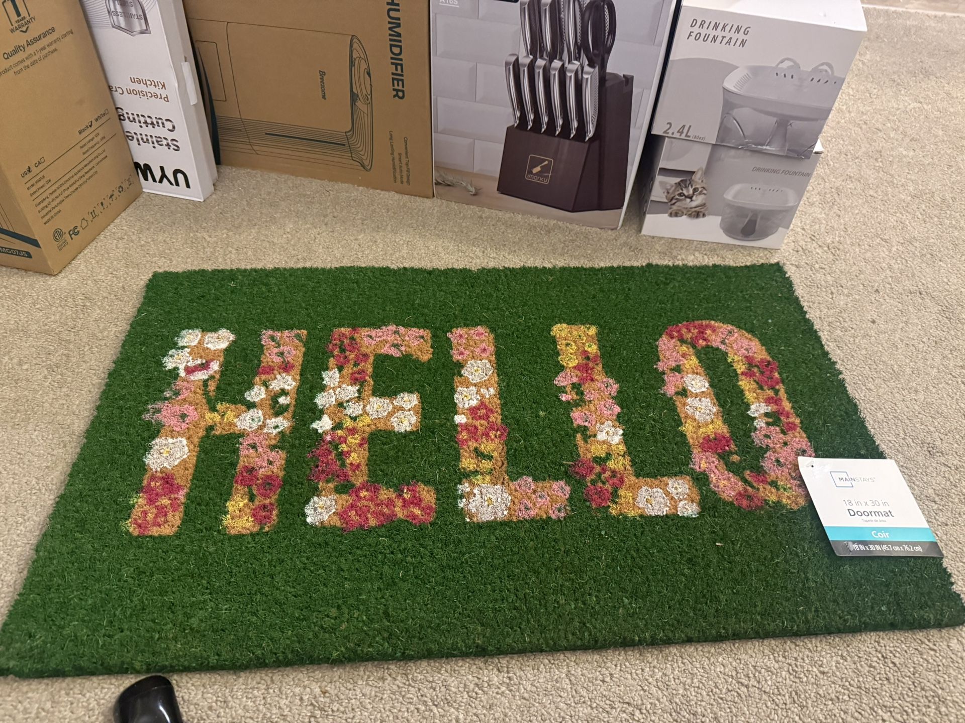 Fall Outdoor Door Mat 18"x30"