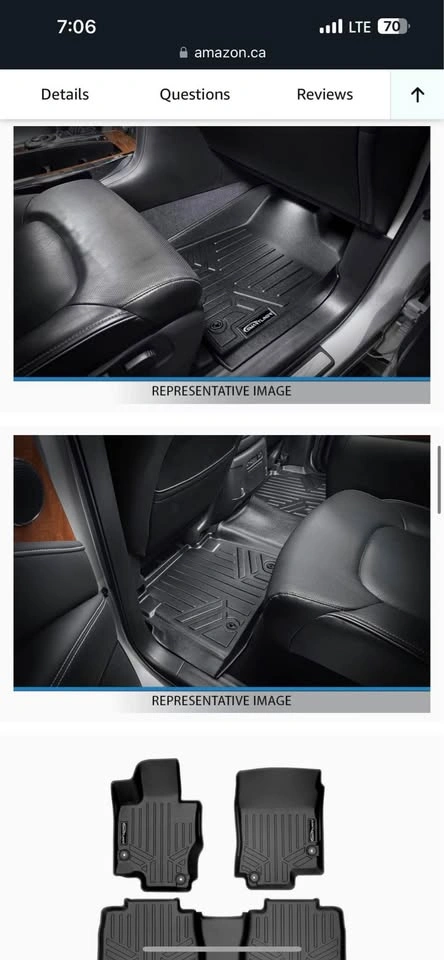 SMARTLINER 3D Floor Liner Set for 2019-23 Mercedes-Benz GLE - photo 2