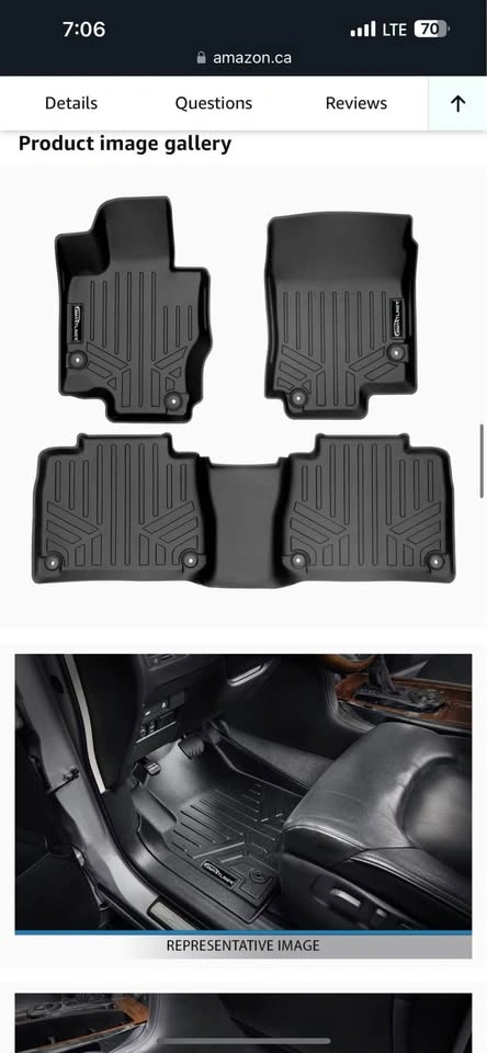 SMARTLINER 3D Floor Liner Set for 2019-23 Mercedes-Benz GLE - photo 3