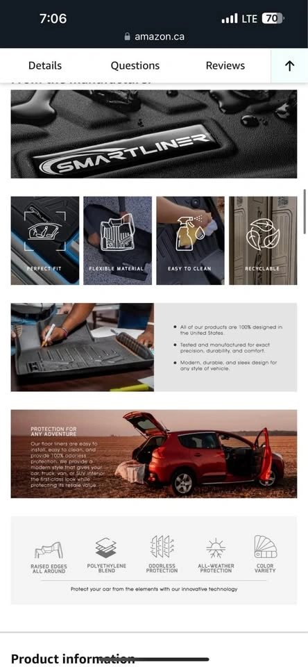 SMARTLINER 3D Floor Liner Set for 2019-23 Mercedes-Benz GLE - photo 4