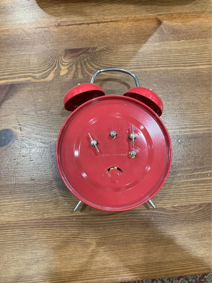 M&M’s Red Twin Bell Alarm Clock – Novelty Collectible image indicator(2)