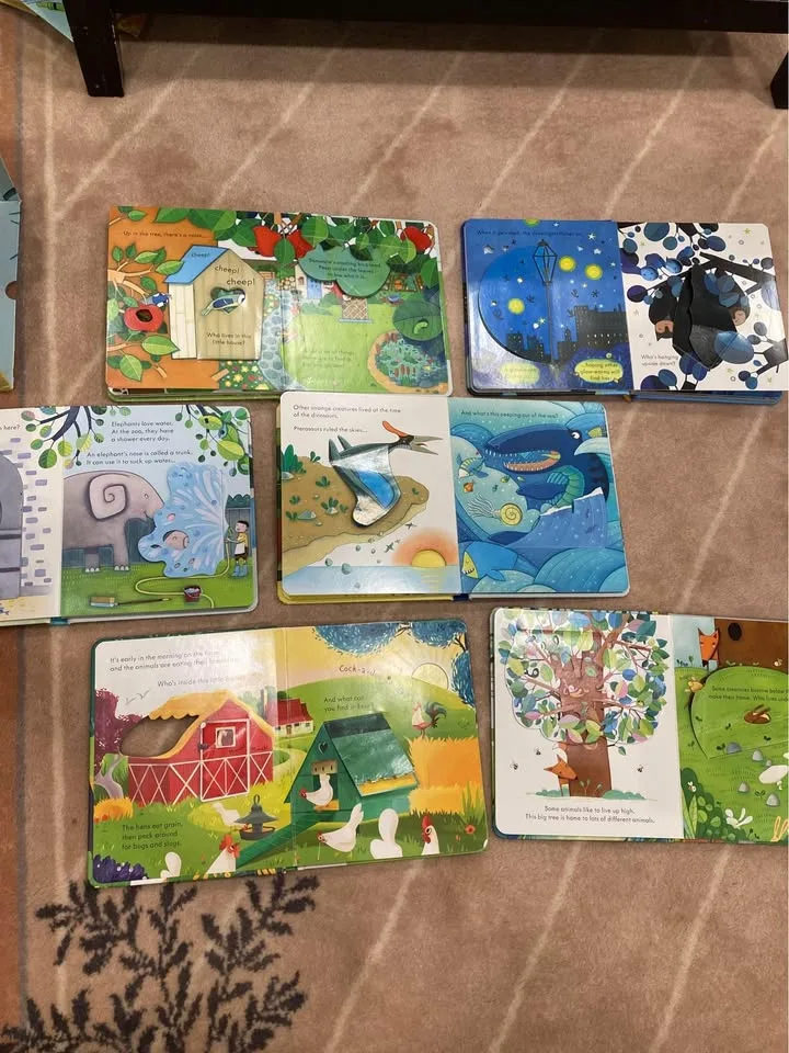 Usborne peep inside books - 6 hard cover books image indicator(2)