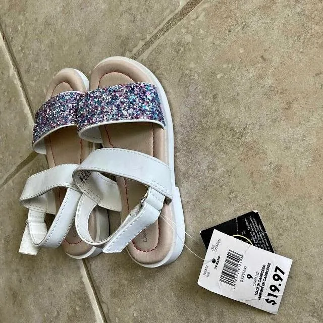 GEORGE BRANDED SANDALS TODDLER SIZE 9 NEW thumbnail