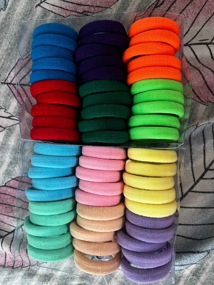 Bulk Assorted Colorful Hair Ties - photo 3