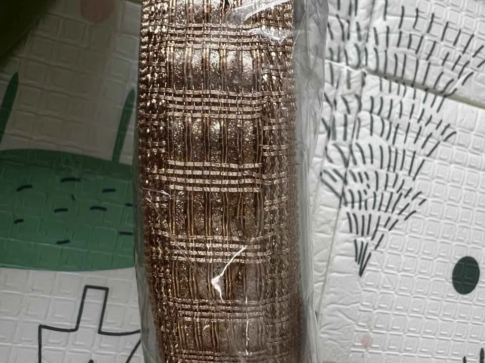 Metallic Bronze Craft Ribbon Roll - photo 2